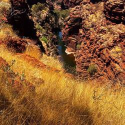 Joffre Gorge von oben