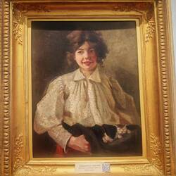 Савицкий К.А. (1844-1905) Девочка с котятами 1890-е гг.