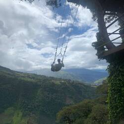 Schaukel bei "Casa de Arbol"