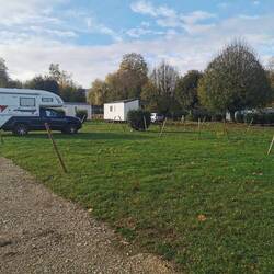 Allein auf dem Campingplatz