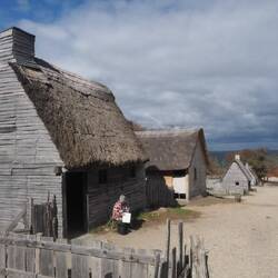 Replica pilgrim village