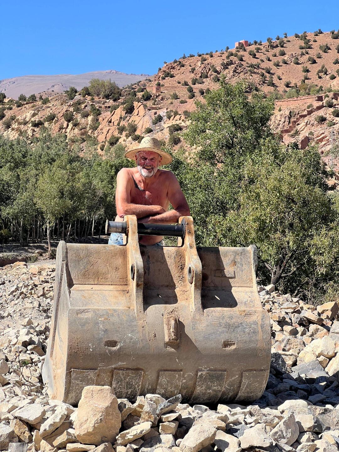 And then they put this in the middle of the route! That was the end of this project!