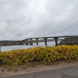 Bridge to Canada or US depending on where you start