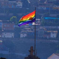 Die Flagge der Stadt Cusco