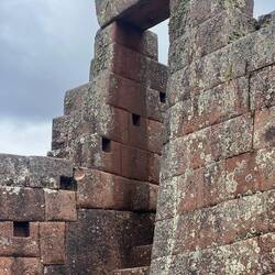 Entry door to the large solar dial