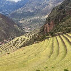 Looking up the Sacred valley