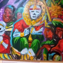 The dead were regularly displayed to show their solidarity with the living. Death was not sad.