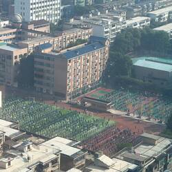 Morgensport in der Schule