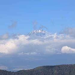11h: Fuji schaut kurz raus