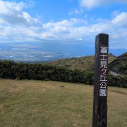 Links hinter dem Pfahl müsste er sein