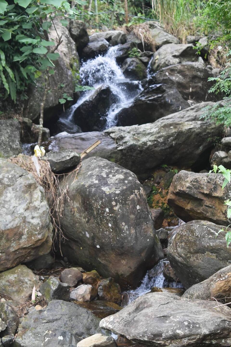 Lots of little falls along the road
