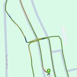 Knapp 1 Meile aber immerhin bei dem Wetter🤪