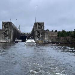 Exiting the Whitton Lock