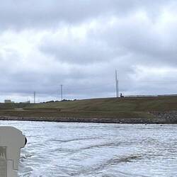 Exiting the Montgomery Lock after a 'modest' 30-ft drop