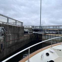 Right to the very farthest end... there are 7 other boats with us