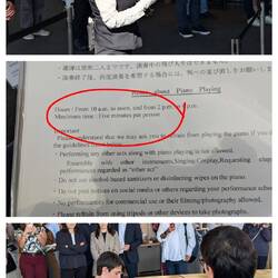 You can play the piano but only for 5 minutes. Exactly.