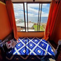 Schöne Aussicht im Hostel