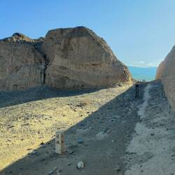 Der erste Wach- und Signalturm an der großen Mauer.