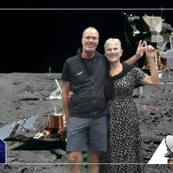Und wir auf dem Mond (ohne nötiges Equipment)