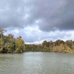 We meet the Tombigbee River. We're now in the 'River' section of the Tenn-Tom Waterway