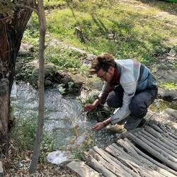 Even if it's just a stream, at a kebab restaurant