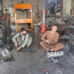 Engine refurbish in Kunduz. This time, our engines are ok.
