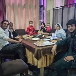 Dinner with Shadāb and his family