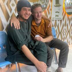 ...at Shadāb's barber shop