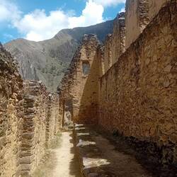 Inside the stores, with a dedicated storage level for drainage