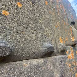 Protusions either used as sundials or for lifting the stones