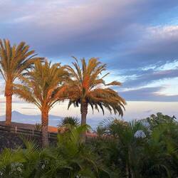 Blick von unserem Haus auf den Teide (Teneriffa)