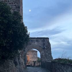Old castle and tower in Bolsena