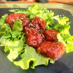 Un bon petit resto à Monte Gordo 🇵🇹 (ici du poulet épicé)
