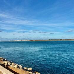 La ville de Ayamonte 🇪🇸de l'autre côté de la rivière "frontière"