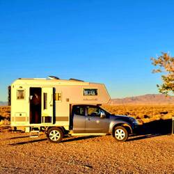 Unser Stellplatz auf der Millers Rest Area
