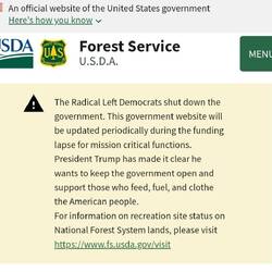 Schon harter Tobac auf der Seite einer Regierungsbehörde.