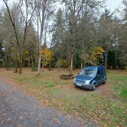Campingplatz alleine für mich.