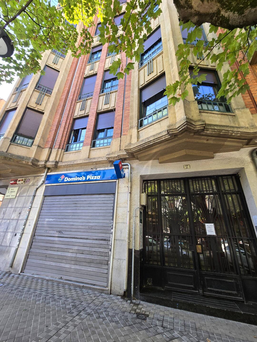 The entrance of the hostel