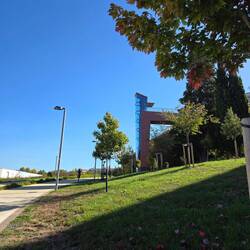 Elevator I came down in the distance