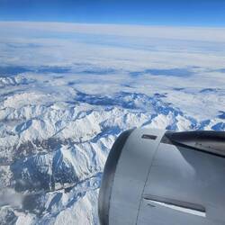 Über den Schweizer Bergen