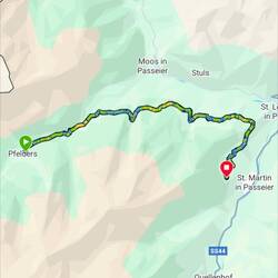 19km, 500Hm ↗️, 1000 Hm↘️, 5 Std. Gehzeit