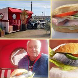 Leckere Fischbrötchen in Sassnitz