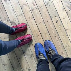 Überschuhe zum Glasschutz