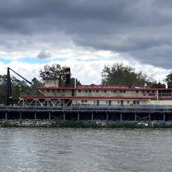 The "USS (United States Snagboat) Montgomery" museum-piece