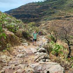 Und im Sonnenschein bergauf zum Dorf