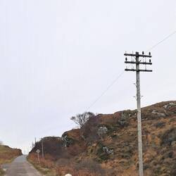 Nice to see there are still some old telephone poles in remote areas. Used to be everywhere