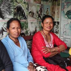 ...mit seinen Mädels