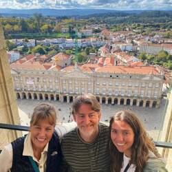 Amy with Damian from Ireland (lives in Paris) and Marisa from NJ.