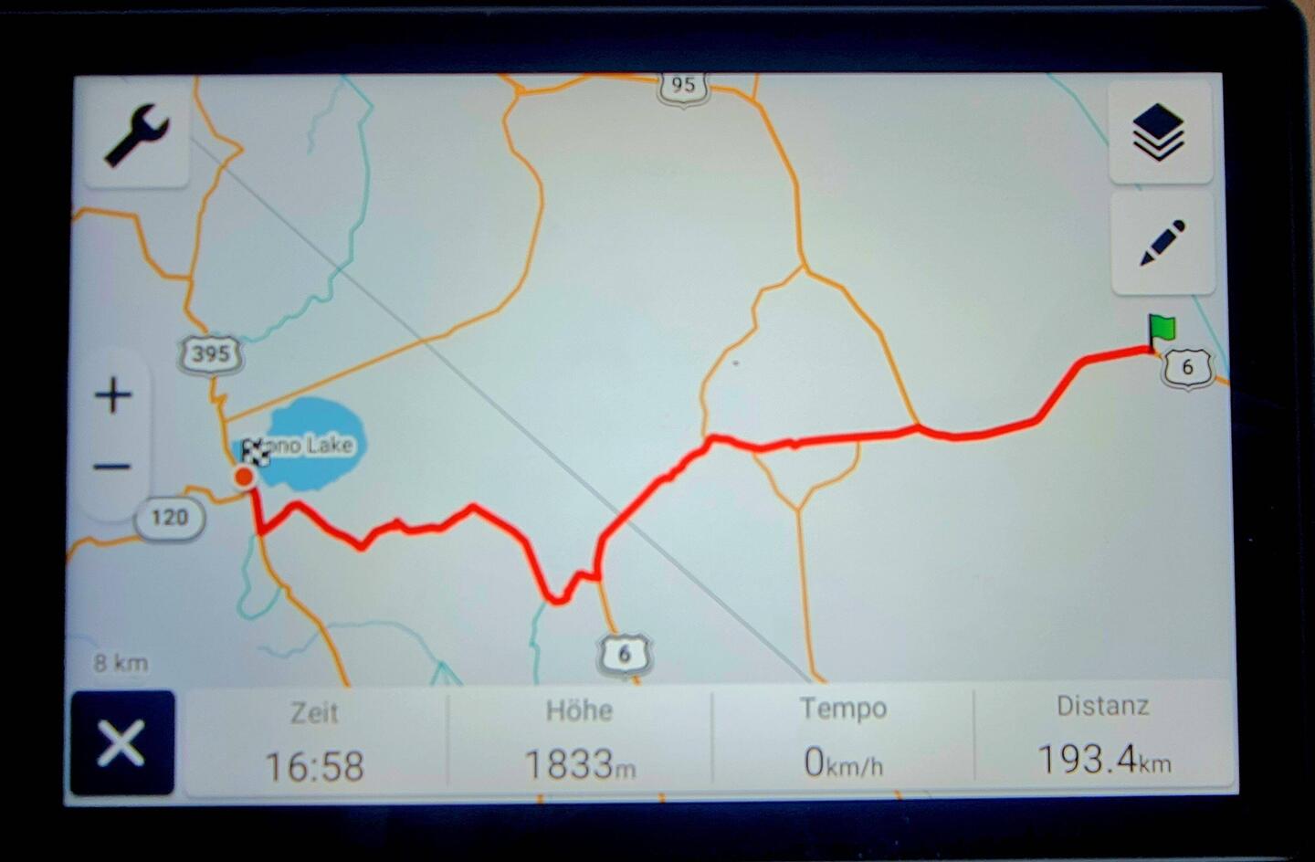 Von Tonopah zum Mono Lake