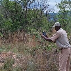 He went next to a crocodile :0